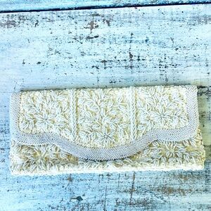 Vintage Beaded & Sequined Clutch Purse